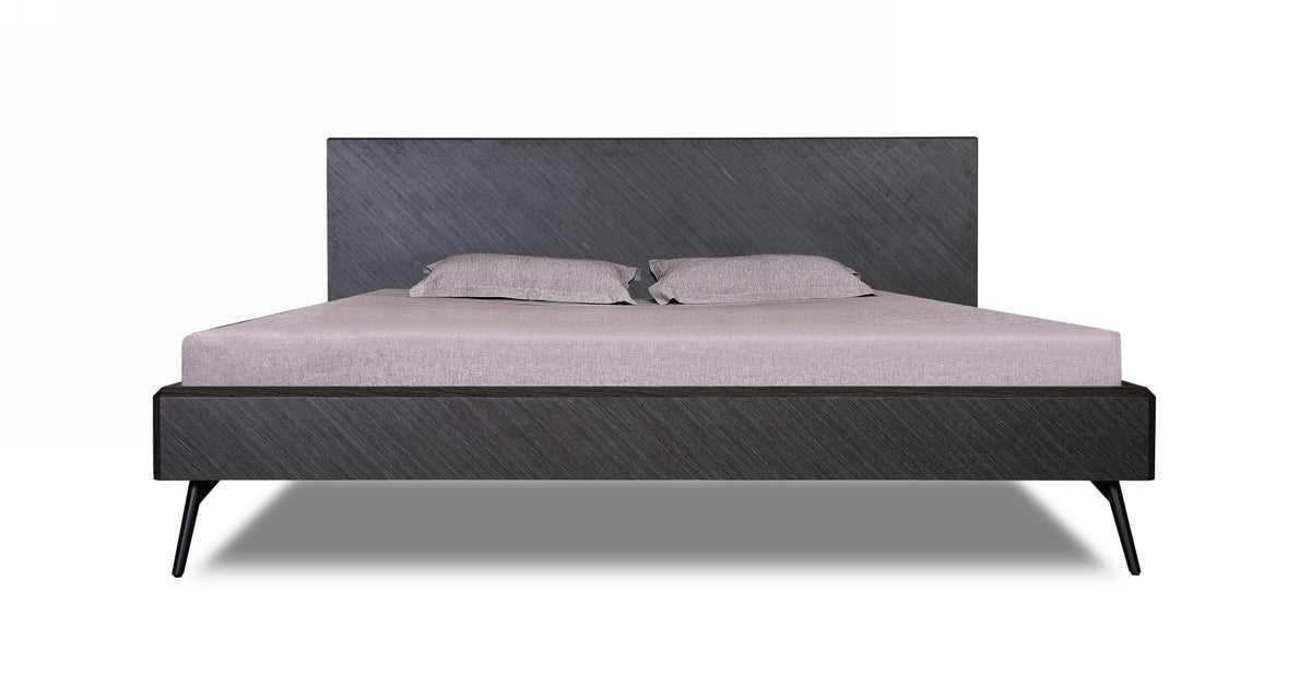 Gaige - Eastern King Modern Grey Elm Bed by VIG Furniture - View 1
