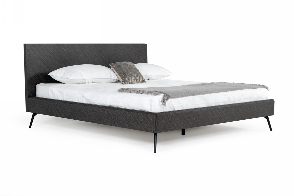 Gaige - Queen Modern Grey Elm Bed by VIG Furniture - View 2