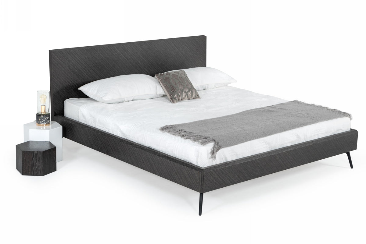 Gaige - Eastern King Modern Grey Elm Bed by VIG Furniture - View 5