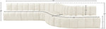 Arc - Velvet 7 Piece Modular Sofa