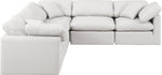 Indulge - Faux Leather 5 Piece Modular Corner Sectional