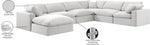 Comfy - 7 Piece Velvet Modular Sectional With Chaise