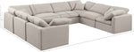 Indulge - Linen 8 Piece Modular Sectional