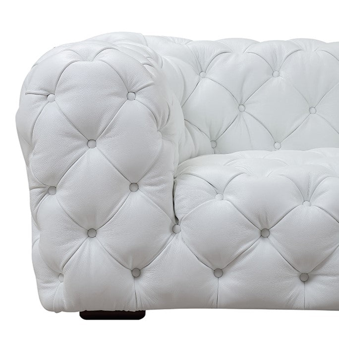 Dexter Transitional White Full Italian Leather Sofa by VIG Furniture - View 7