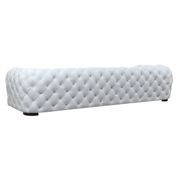 Dexter Transitional White Full Italian Leather Sofa by VIG Furniture - View 5