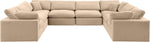 Comfy - 8 Piece Velvet Modular Sectional