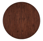 Charleston - Round Pedestal Dining Table With 1-20" leaf - Dark Brown