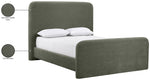 Fira - Chenille Fabric Upholstered Bed