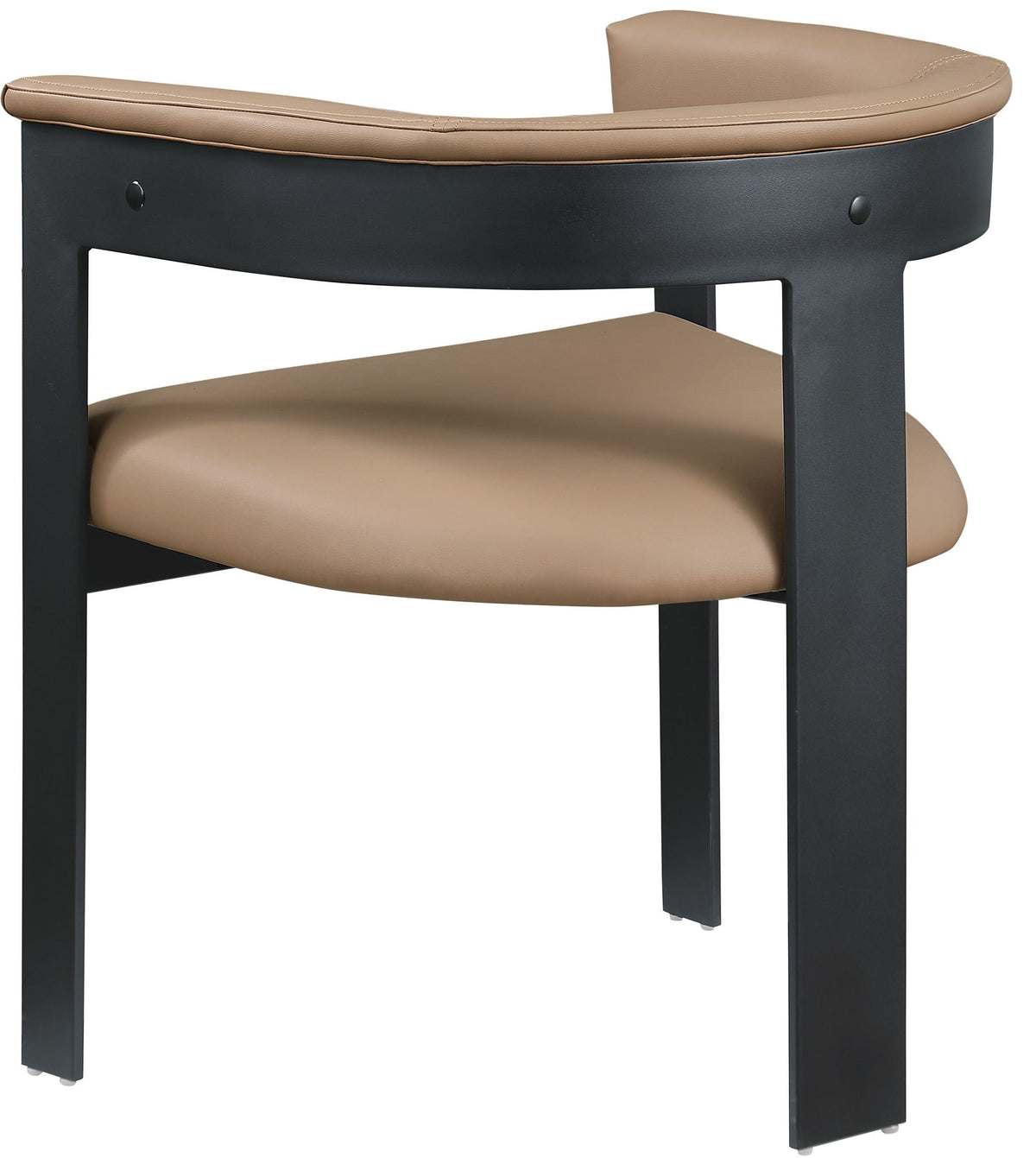 Romeo - Faux Leather Dining Chair With Black Base (Set of 2)