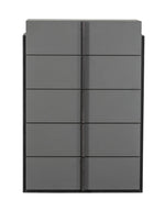 Lucia - Italian Modern Elm and Matte Grey Chest by VIG Furniture - View 1