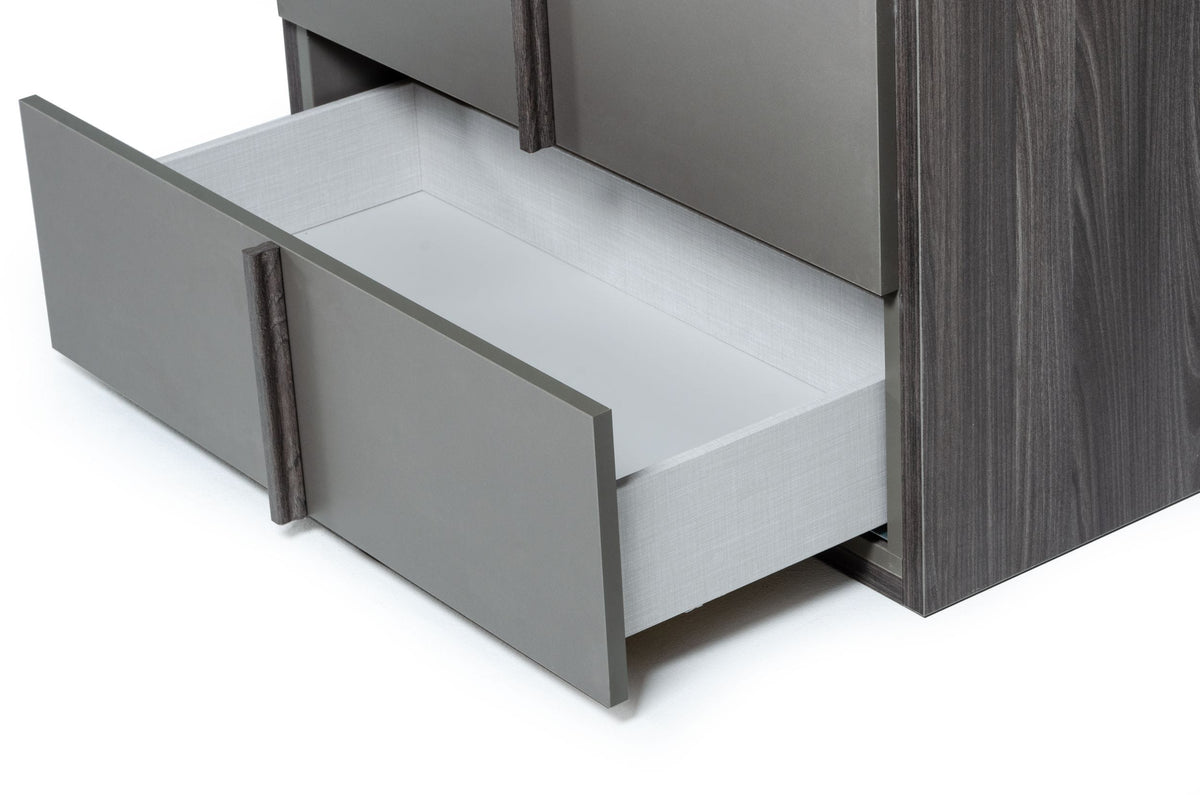 Lucia - Italian Modern Elm and Matte Grey Chest by VIG Furniture - View 3