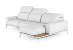 Villeneuve - Modern White Italian Leather Sectional Sofa by VIG Furniture - View 4