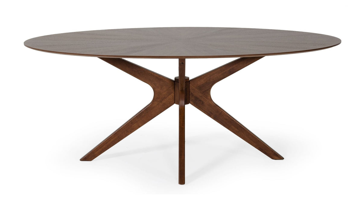 Prospect - Modern Oval Walnut Dining Table by VIG Furniture - View 9