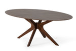 Prospect - Modern Oval Walnut Dining Table by VIG Furniture - View 2