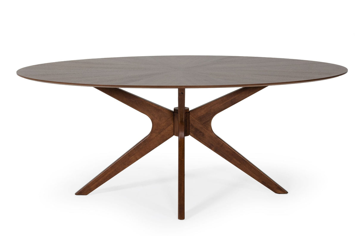 Prospect - Modern Oval Walnut Dining Table by VIG Furniture - View 3