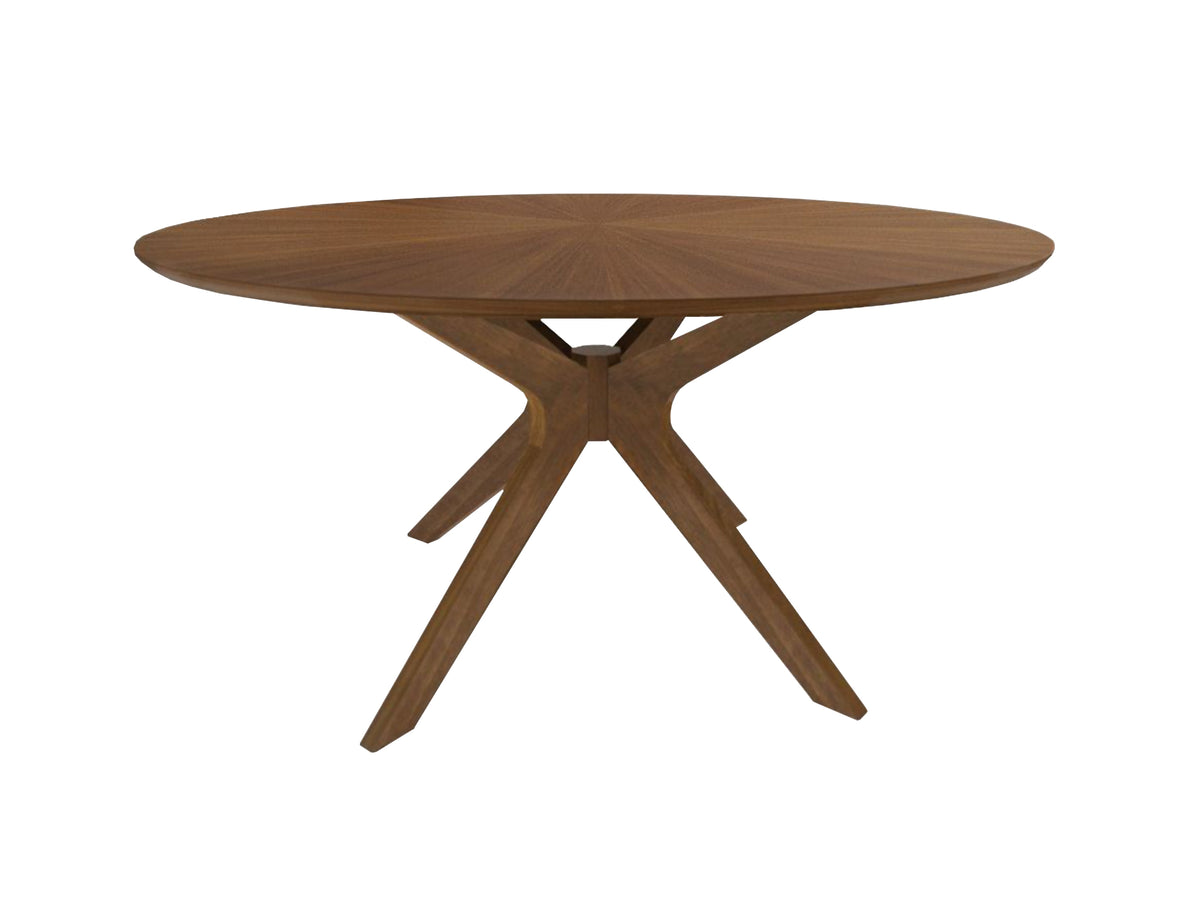 Prospect - Modern Round 59" Walnut Dining Table by VIG Furniture - View 4