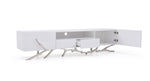 Legend - 87"-Wide Modern White TV Stand by VIG Furniture - View 3