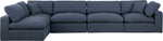 Comfy - 5 Piece Linen Modular Sectional