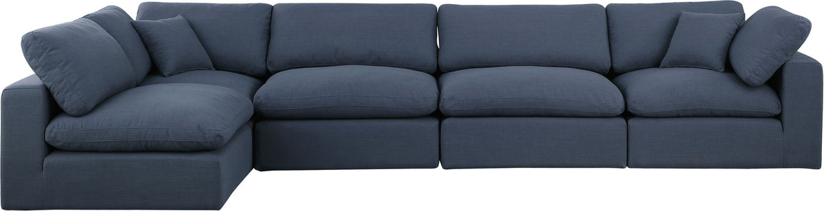 Comfy - 5 Piece Linen Modular Sectional