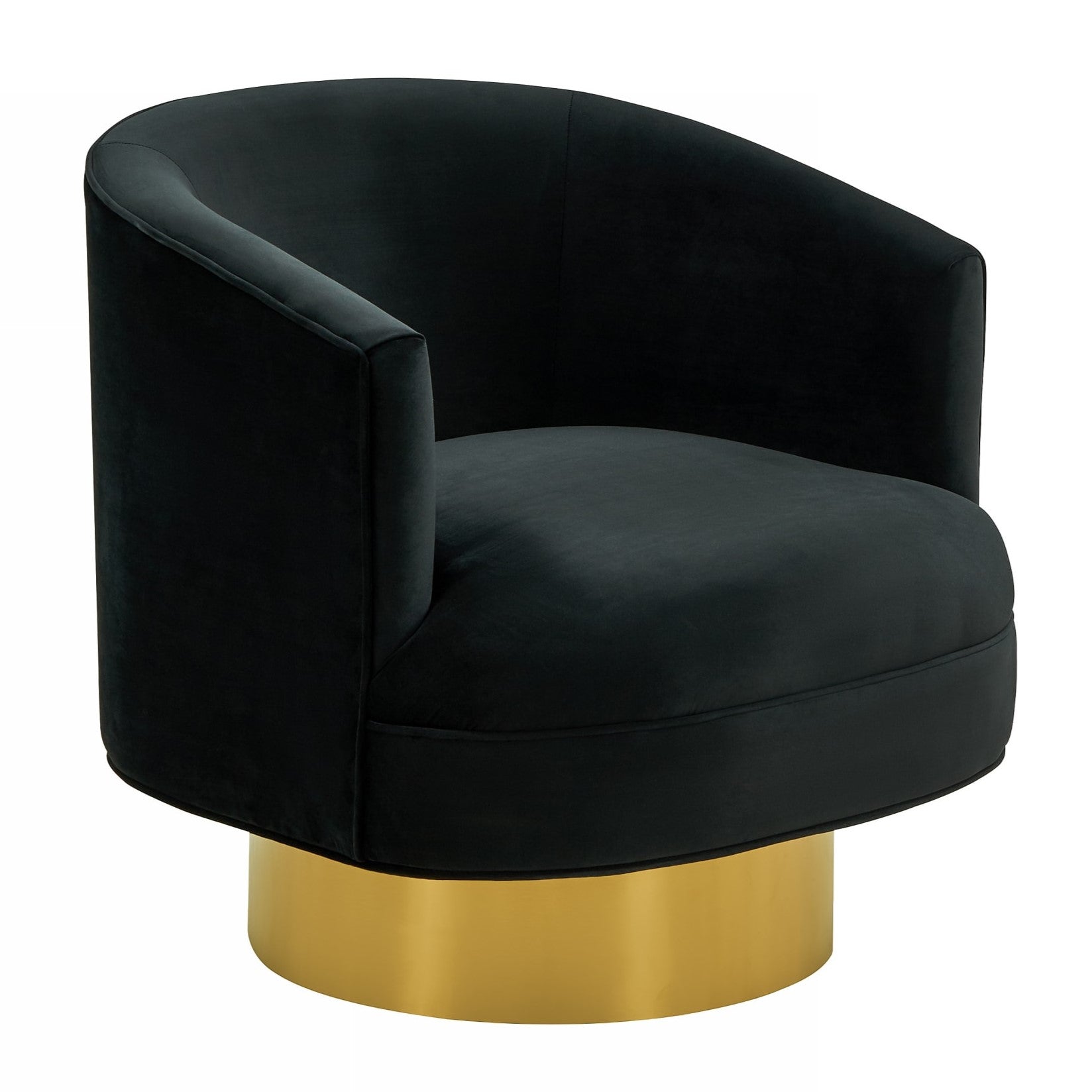 Basalt - Modern Black Fabric Accent Chair by VIG Furniture - View 1