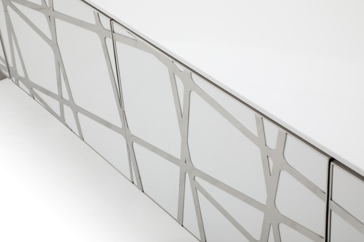Kilson - Modern White TV Stand by VIG Furniture - View 2