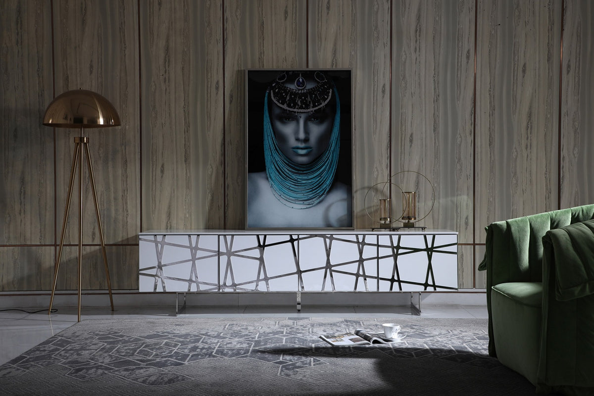 Kilson - Modern White TV Stand by VIG Furniture - View 5