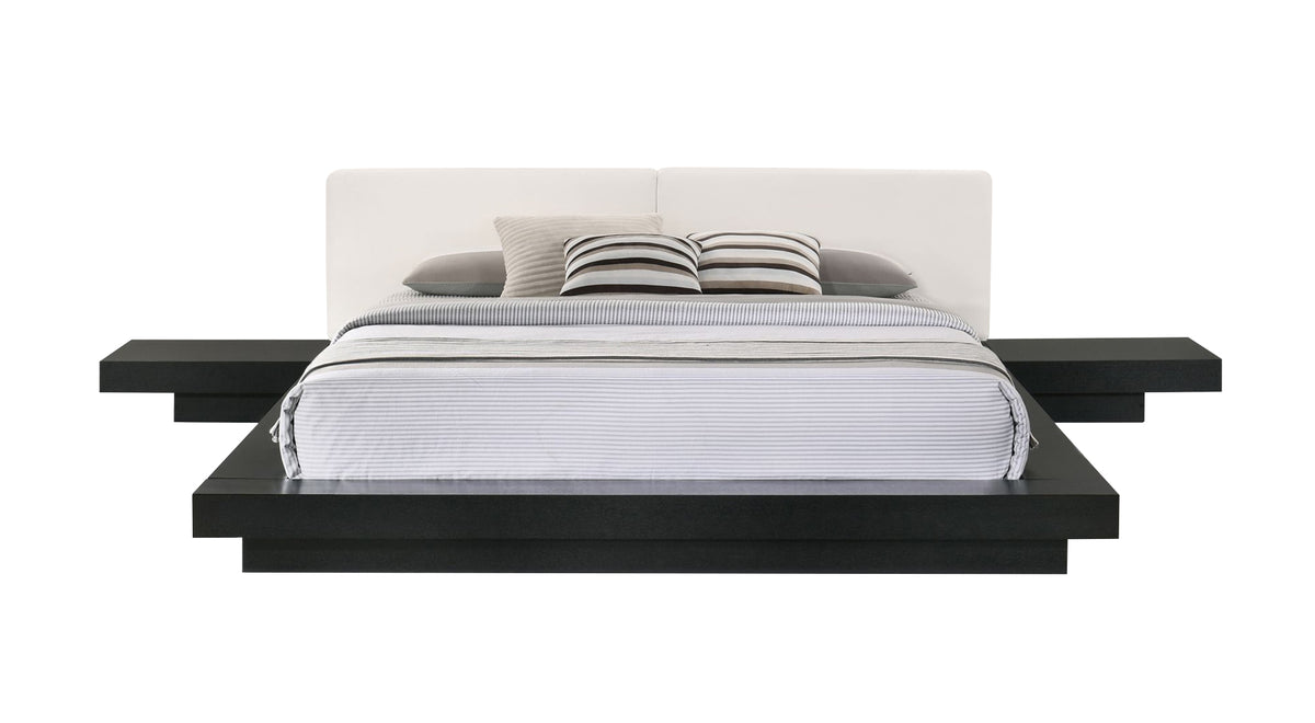 Tokyo - Contemporary Black and White Platform Bed by VIG Furniture - View 1