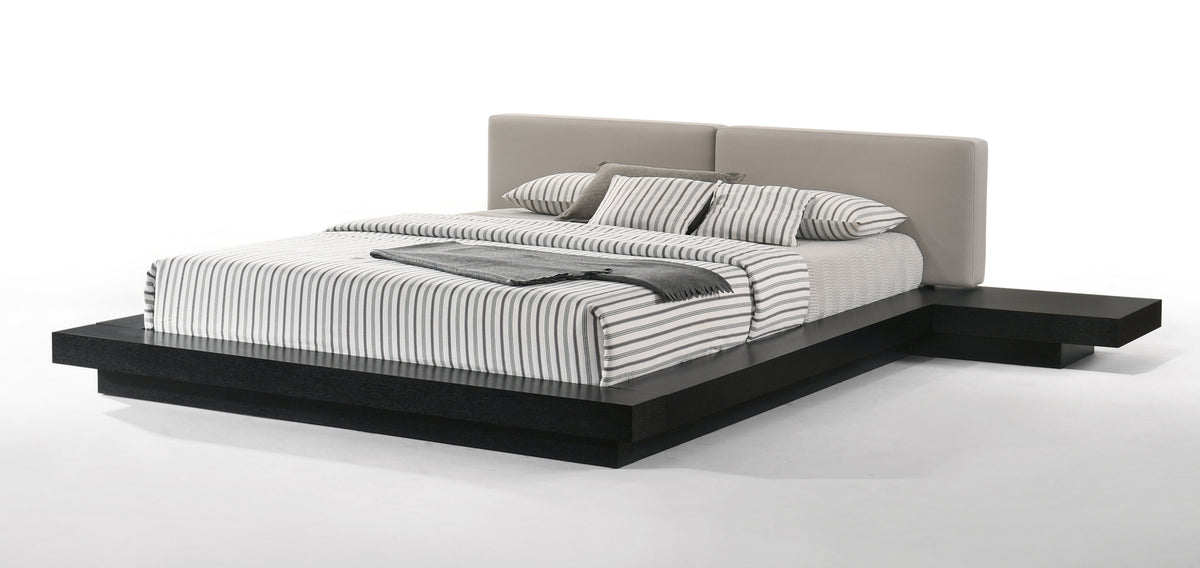 Tokyo - Queen Contemporary Black and Grey Platform Bed by VIG Furniture - View 1