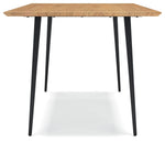 Gretlynn - Rectangular Dining Room Table - Black / Natural