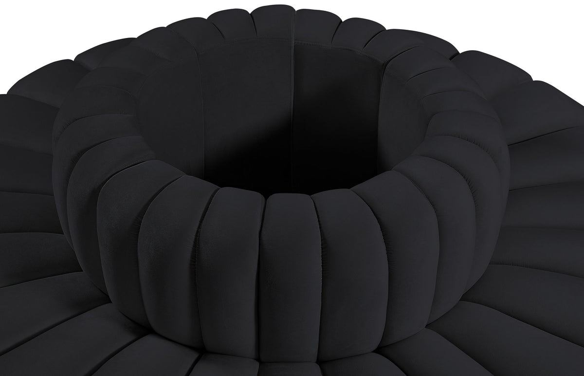 Arc - Velvet 8 Piece Round Modular Sofa
