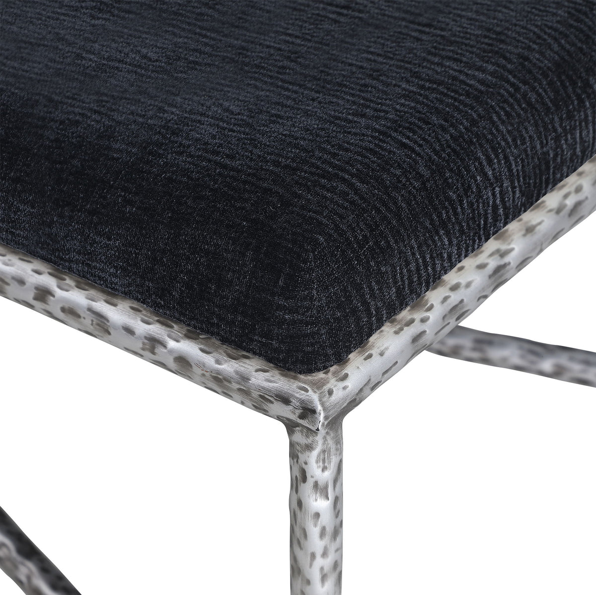 Valley - Bench With Silver Frame