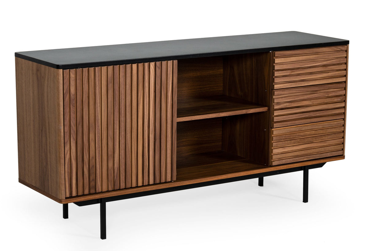 Maggie - Modern Walnut and Grey Buffet by VIG Furniture - View 2