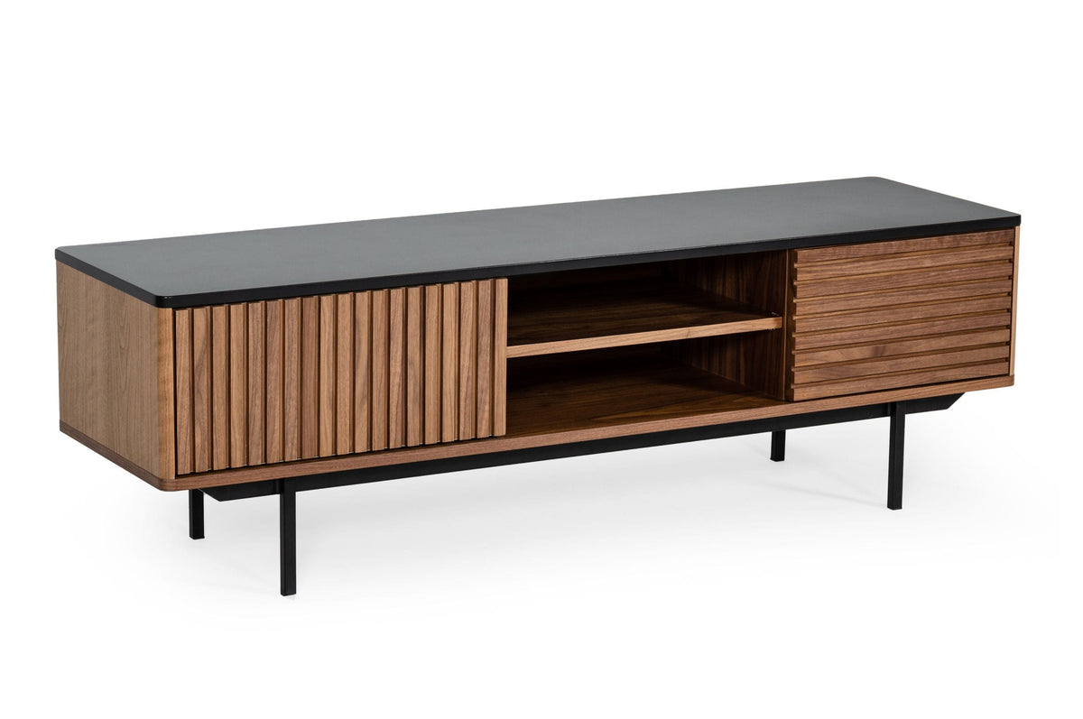 Maggie - Modern Walnut and Grey TV Stand by VIG Furniture - View 3
