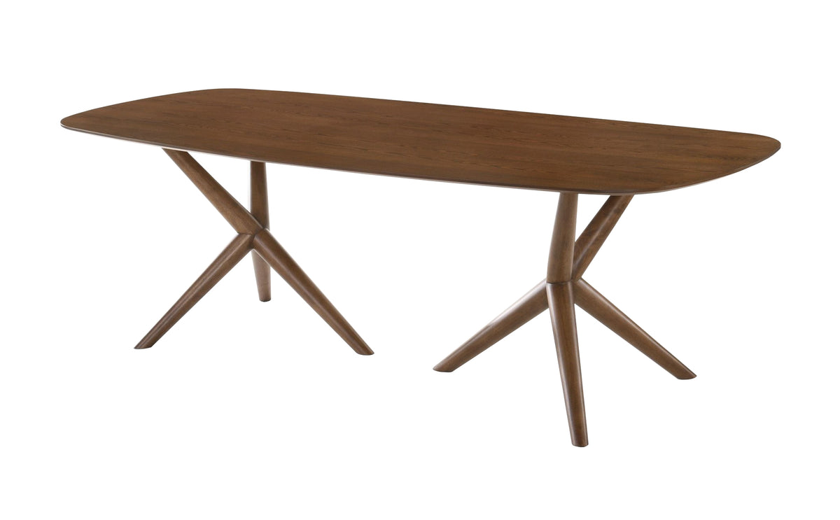 Utah - Modern Walnut Rectangular Dining Table by VIG Furniture - View 4