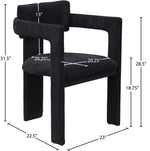 Brenda - Chenille  Dining Chair (Set of 2)