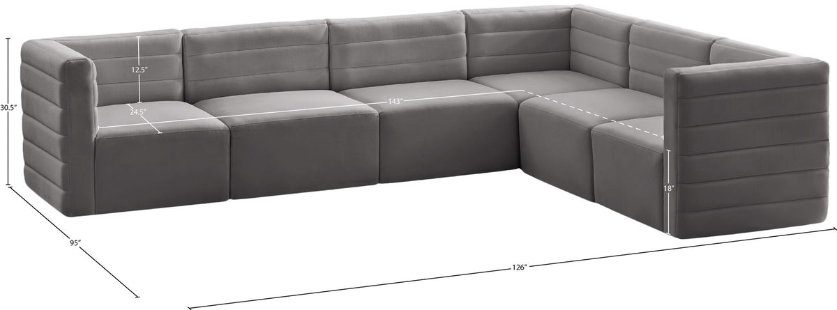 Quincy - 6 Piece Modular Sectional