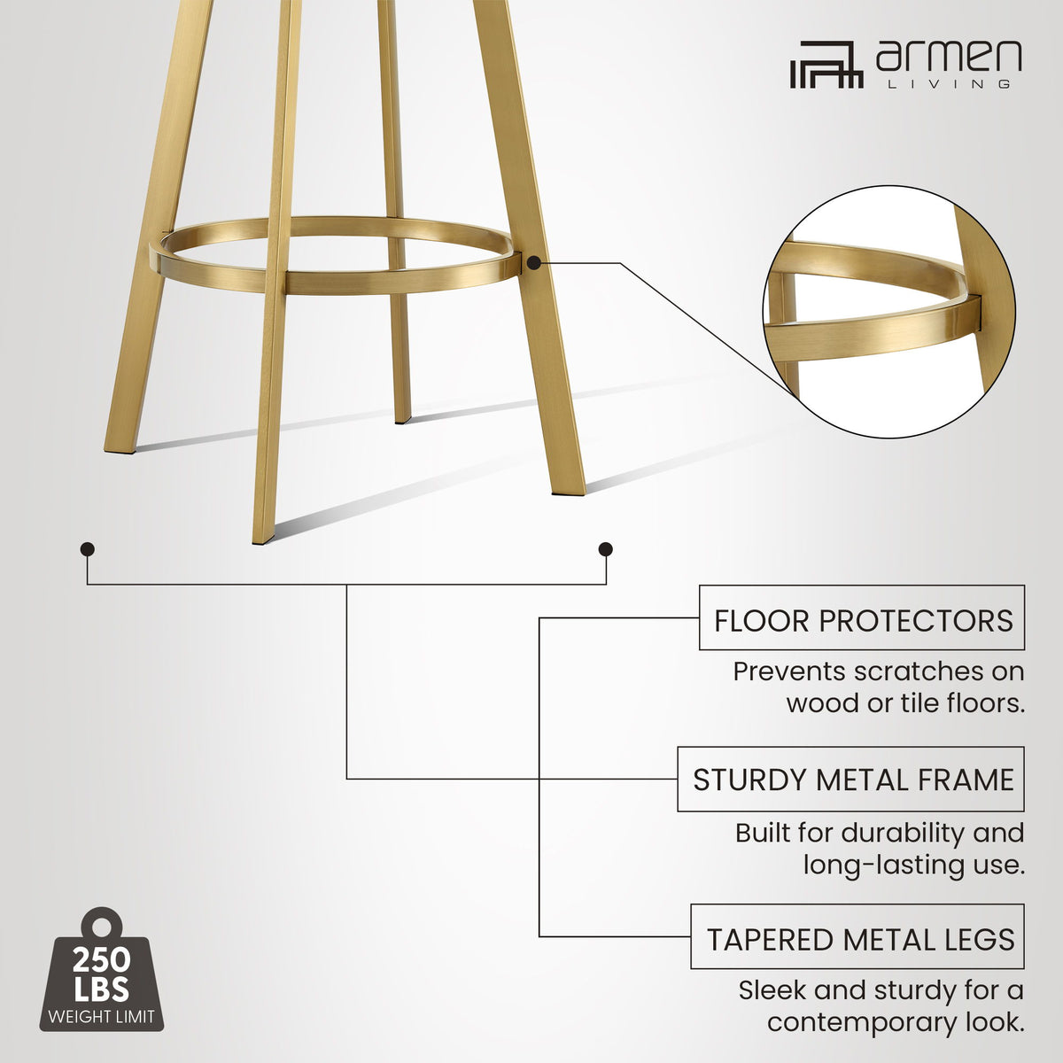 Chelsea - Swivel Fabric Stool