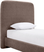 Fira - Chenille Fabric Upholstered Bed