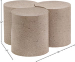 Dimple - 3 Piece Modular Coffee Table - Terazzo Finish