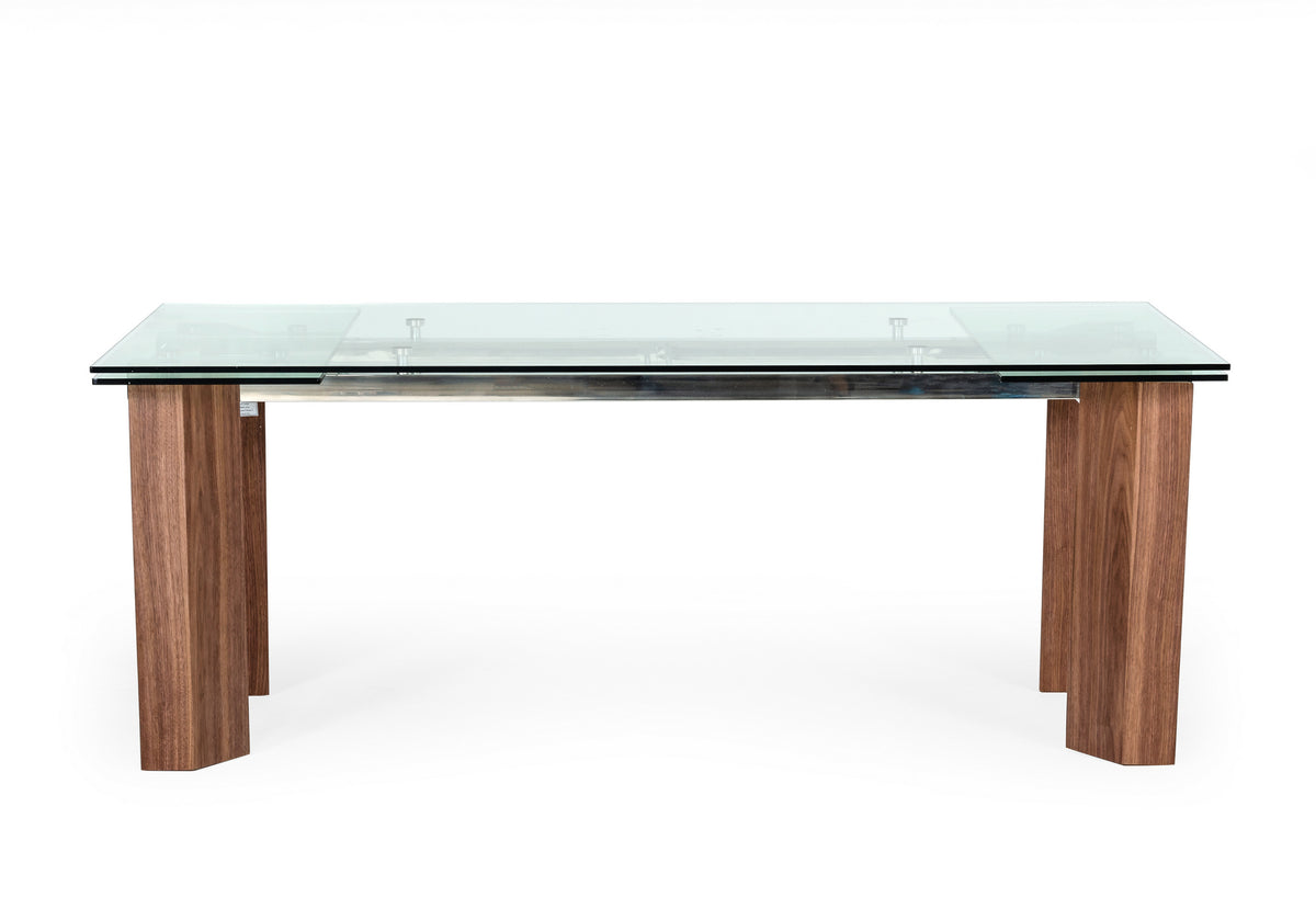 Helena - Modern Extendable Glass Dining Table - Large by VIG Furniture - View 5