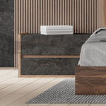 Rado Modern Walnut & Stucco Nightstand by VIG Furniture - View 8