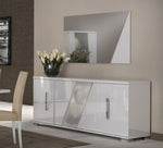 Lisa - 4 Door Buffet - White