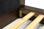 Fantasia - Contemporary Dark Walnut and Dark Grey Bed by VIG Furniture - View 5