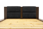 Fantasia - Contemporary Dark Walnut and Dark Grey Bed by VIG Furniture - View 6