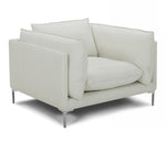 Harvest - Modern White Full Leather Chair by VIG Furniture - View 1