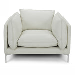 Harvest - Modern White Full Leather Chair by VIG Furniture - View 3