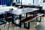 Taylor Large 87" Modern Live Edge Wood Dining Table by VIG Furniture - View 3