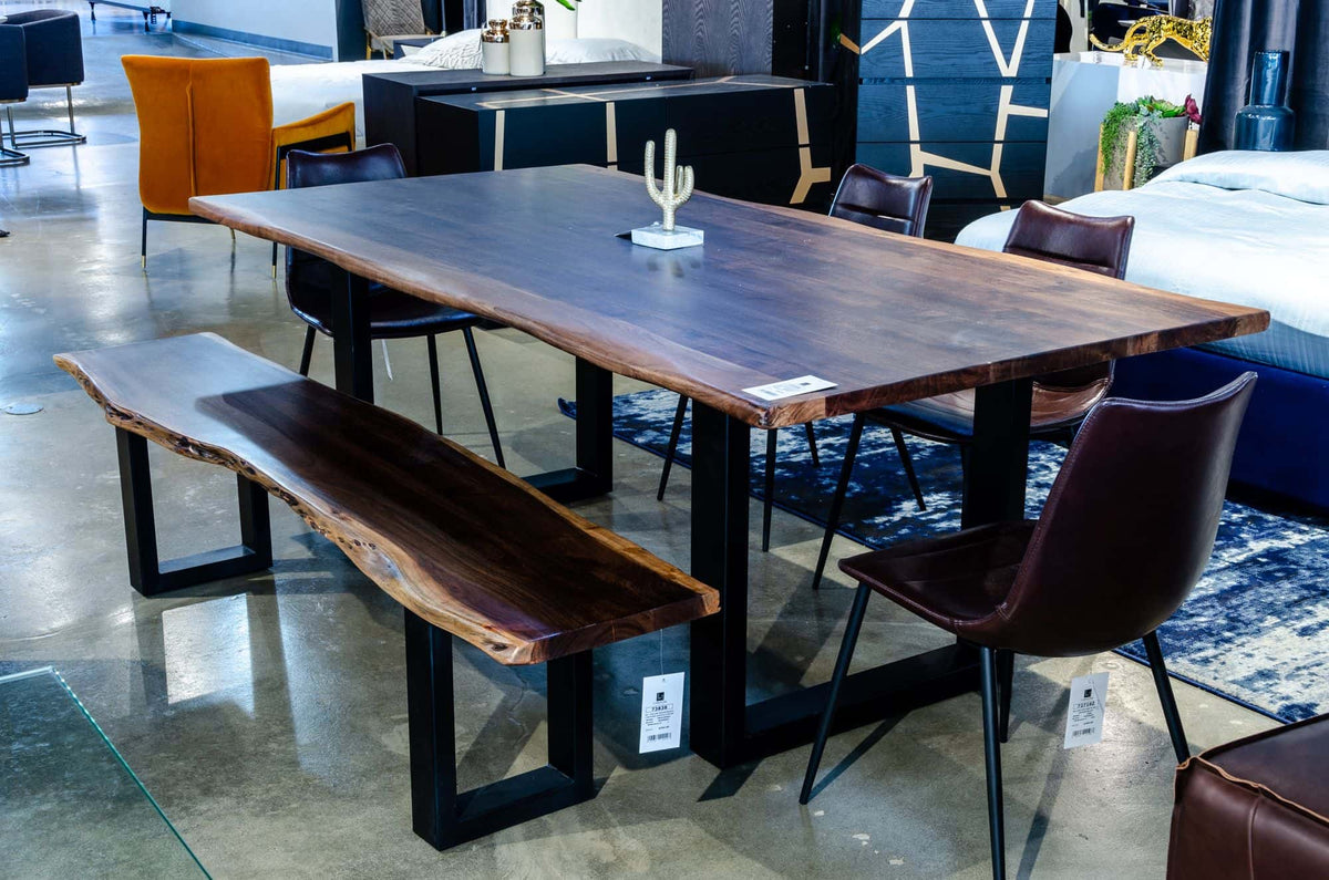 Taylor Large 87" Modern Live Edge Wood Dining Table by VIG Furniture - View 2