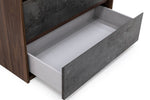 Rado Modern Walnut & Stucco Chest by VIG Furniture - View 3