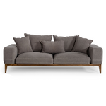 Corina - Modern Grey Linen Loveseat by VIG Furniture - View 1